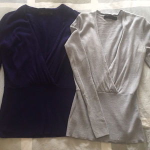 The Limited cross-v-neck sweaters bundle